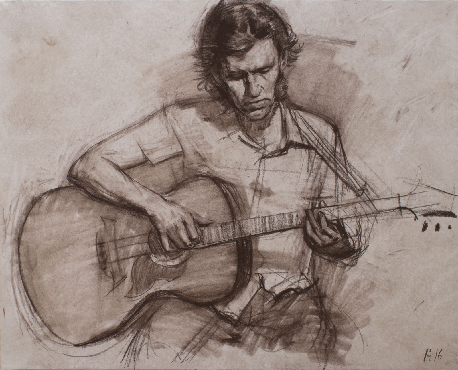 Man with a guitar